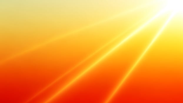 Sunlight on a bright orange and yellow background photo