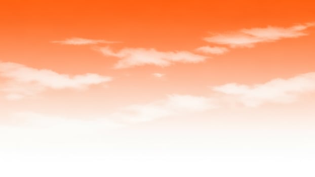 Orange sky with clouds and orange sky background photo