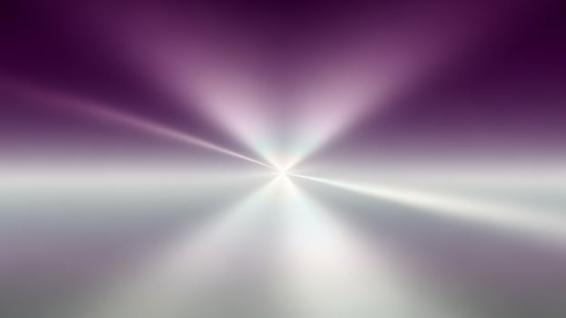 A purple and white background with a light beam photo