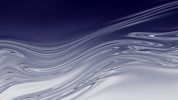 Abstract blue and white liquid waves photo