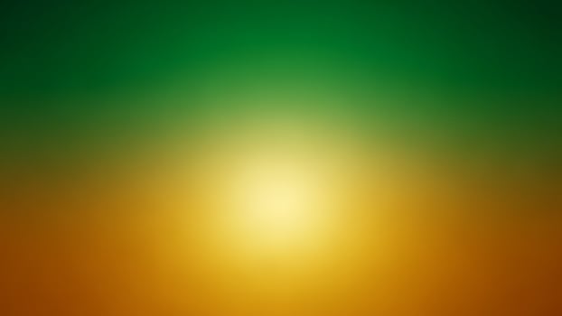 A green and yellow blurred background with a bright light photo