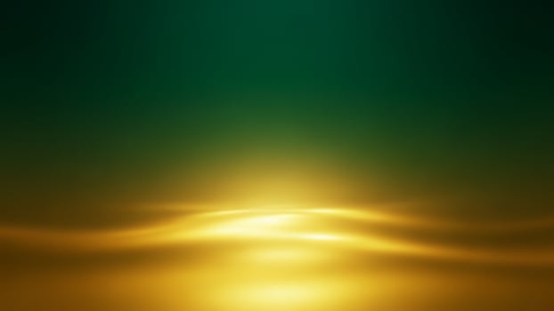Golden light abstract background with waves and light photo