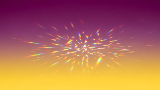 A colorful background with a burst of light photo