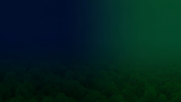 A green and blue background with trees photo