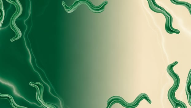 Green and white abstract background with a green and white swirl photo