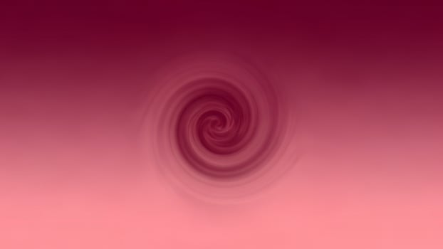 A spiral is seen in a pink background photo
