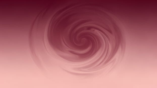 A swirl of pink and purple on a white background photo