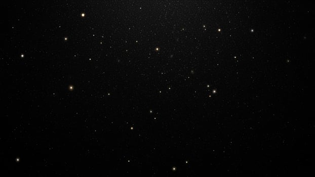 A black sky with many stars in it photo