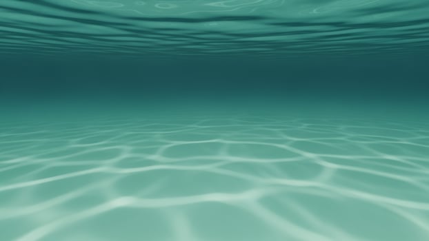 Underwater background with water ripple photo