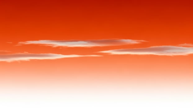 A red sky with clouds and a white cloud photo