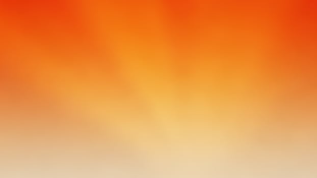 An orange and white background with a sun shining through photo