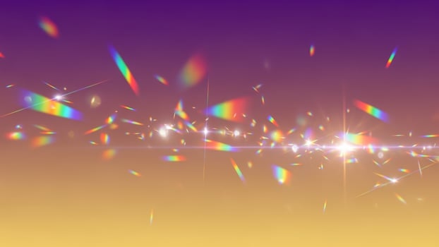 A colorful background with sparkles and stars photo