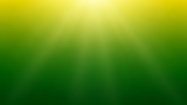 A green and yellow background with sunbeams photo