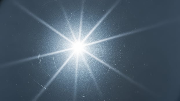 A star is shining brightly in the dark photo