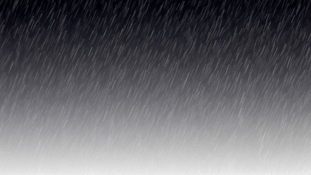 Rainy background with black and white photo of rain