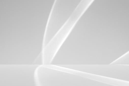 A white light is moving across the surface of a table photo