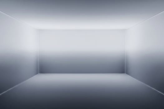 Abstract Empty Room with Cool Gradient Light and Perspective photo