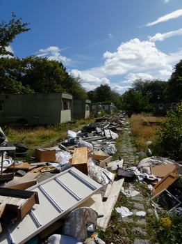 After storm waste outside photo