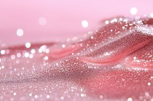Abstract pink glitter texture background with light dots effect photo