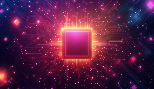 Central processing unit abstract digital circuit board technology photo
