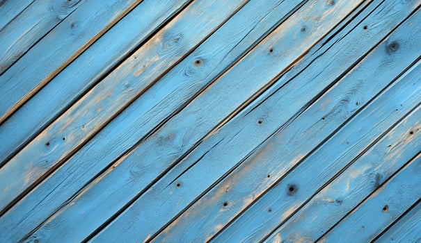 Pale blue diagonal wood plank texture background photo
