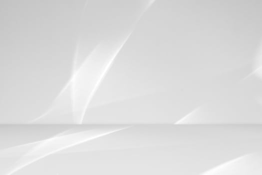 White abstract background with light waves photo