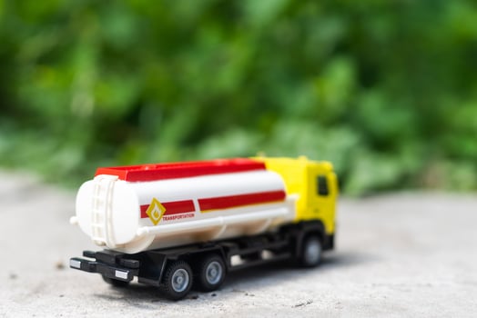 toy cabin of the truck, miniature photo