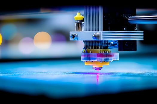 A close up of a machine that is making something photo