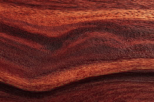 Detailed mahogany wood close up highlighting deep reddish tones and fine natural wood grain photo