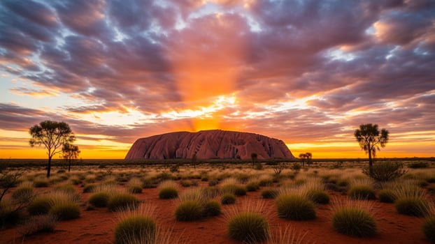 Uluru sunset HD Best photo