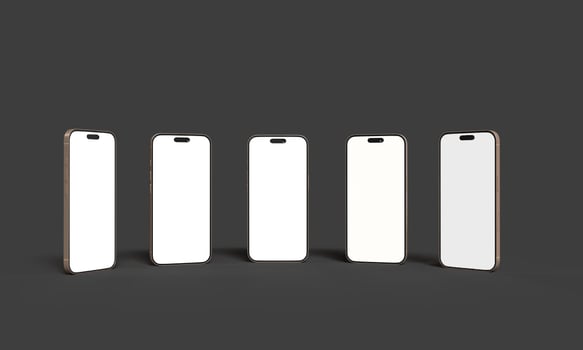 smartphone mobile object tablet mockup device display white color isolate frame technology electronic blank empty telephone mockup present advertisement education smartphone photo
