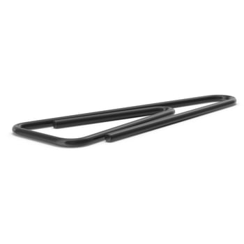 paper clip ,Minimalist Office Supplies on white background ,3D photo