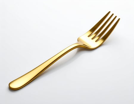 Elegant Gold Fork - Luxury Cutlery for Fine Dining and Special Occasions photo