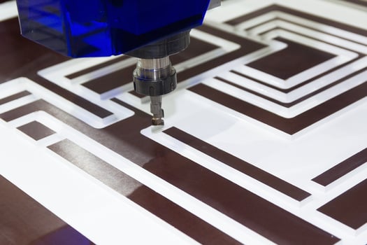 Milling machine cnc works in furniture production photo
