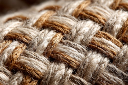 Close up of a woven fabric photo