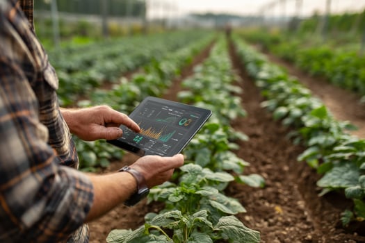 Agriculture and technology in the future photo