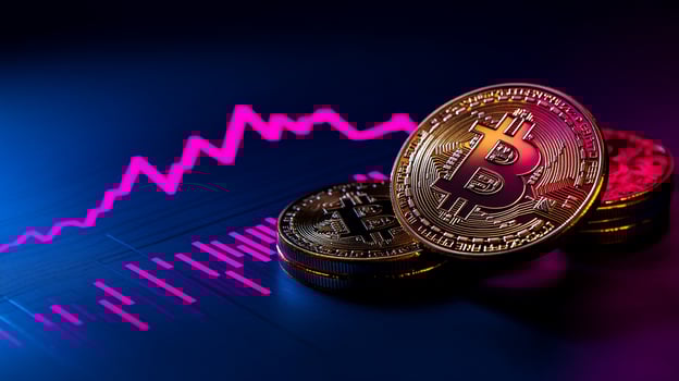 Bitcoin crash digital currency decline shown on chart photo