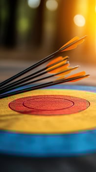 Arrows Target Outdoors Accuracy Success Sunset photo