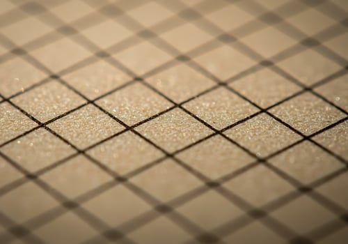 A close up of a grid of squares photo