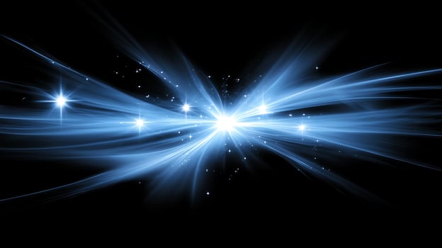 Abstract light trails energy burst background photo