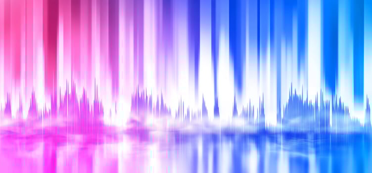 Vibrant gradient background with blurred motion effect abstract design photo
