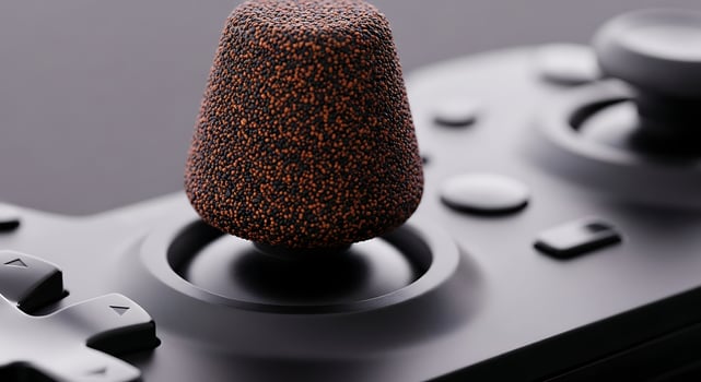 Detailed CloseUp of Gaming Controller. photo
