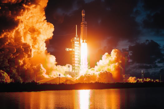 Spacex launches its first mission with a crewed spacecraft photo