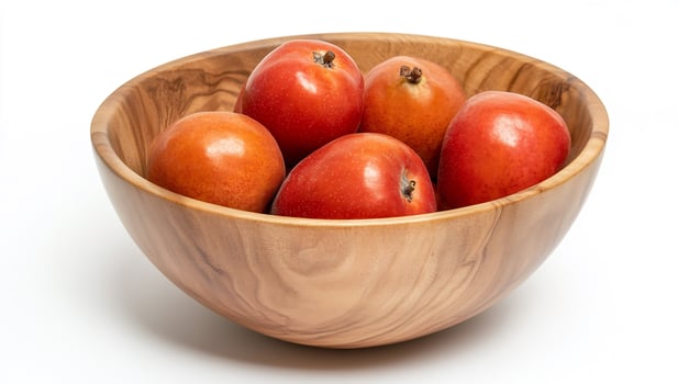 Jujube fruits in wooden bowl food still life photo
