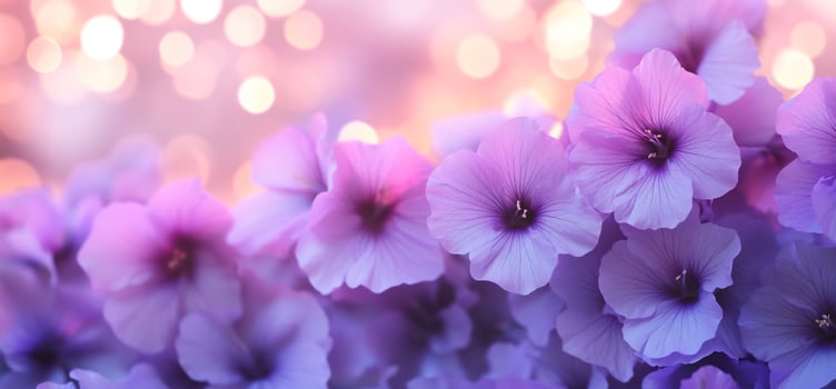 Lavender floral display with bokeh background for spring and wedding themes photo