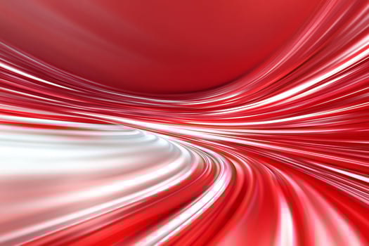 Dynamic red and white light streaks abstract background photo