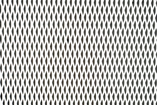 Aluminum white grille background photo