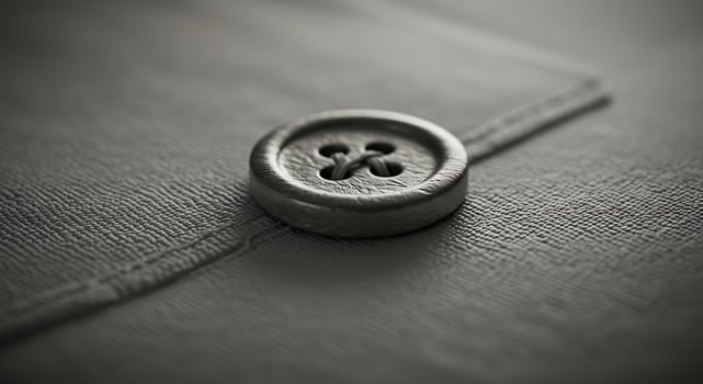 Button on a shirt photo