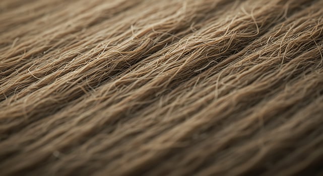 Closeup of Natural Brown Fiber Texture. photo