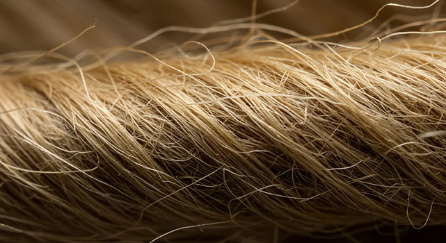 Close-up of Natural Fiber Texture photo
